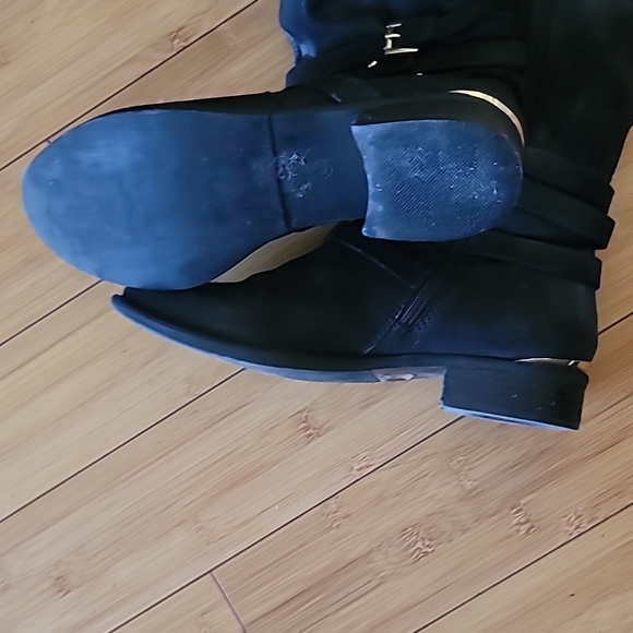 STEVE MADDEN ALBANY WESTERN COWGIRL RIDING BUCKLE BOOTS WOMEN SIZE 9.5 - Picture 7 of 11